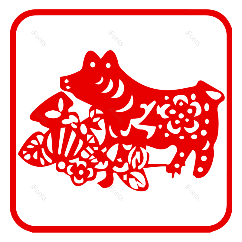 中国风图片,窗花剪纸元素,剪纸PNG,喜庆免抠素材